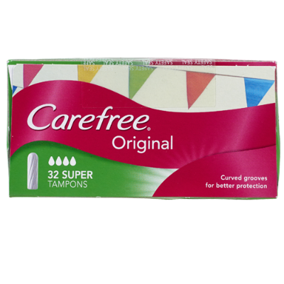 Carefree Super Tampons 32pk