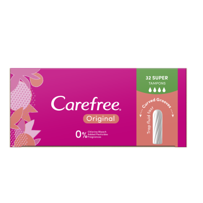 Carefree Original Super Tampons 32pk