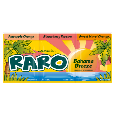 Raro Bahama Breeze Flavoured Beverage Mix 240g