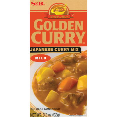 S&B Mild Japanese Golden Curry Sauce Mix 92g
