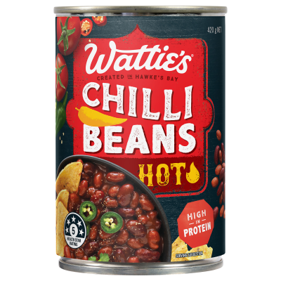 Wattie's Hot Chilli Beans 420g