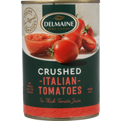 Delmaine Crushed Italian Tomatoes In Thick Tomato Juice 400g