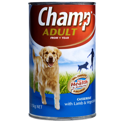 Champ Adult Casserole With Lamb & Vegetables Dog Food 1.15kg