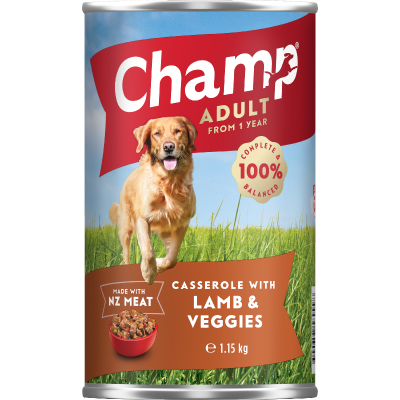 Champ Casserole With Lamb & Veggies Adult Dog Food 1.15kg