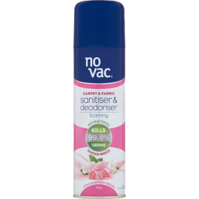 No Vac Garden Breeze Foaming Carpet + Deodoriser 290g