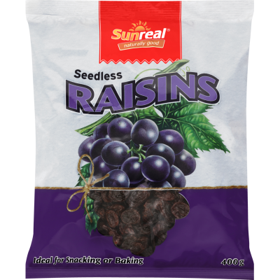 Sunreal Seedless Raisins 400g