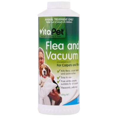 VitaPet Flea And Vacuum For Carpets And Floors 300g