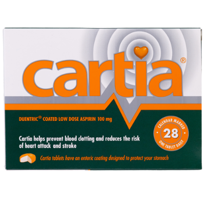 Cartia Low Dose Aspirin Tablets 28pk