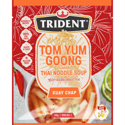 Trident Tom Yum Goong Flavour Thai Noodle Soup 50g