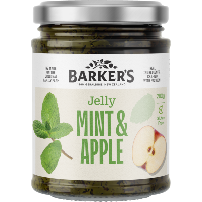 Barker's Mint & Apple Jelly 280g