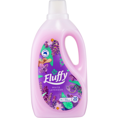 Fluffy White Lavender Fabric Softener Conditioner 2l