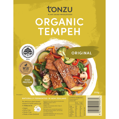 Tonzu Naturally Fermented Organic Tempeh 250g