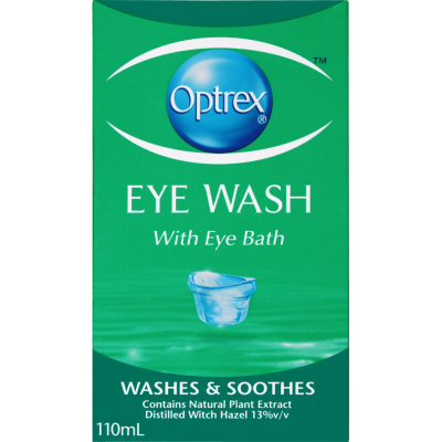 Optrex Eye Wash With Eye Bath 110ml