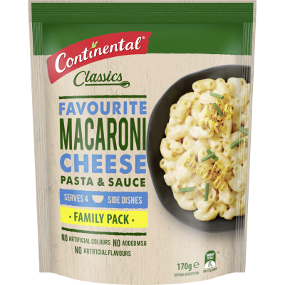 Continental Favourite Macaroni Cheese Pasta & Sauce 170g