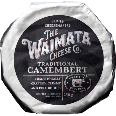 Waimata Traditional Camembert Cheese 250g