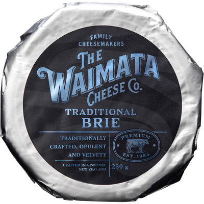 Waimata Traditional Brie Cheese 250g