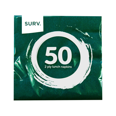Accente Green 2Ply Napkins ea