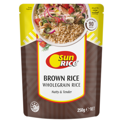 SunRice Wholegrain Brown Rice 250g