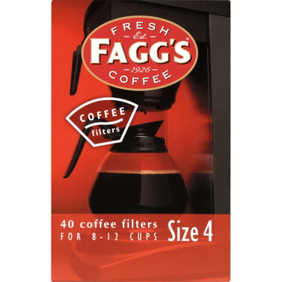 Fagg's Coffee Filters Size 4 40pk