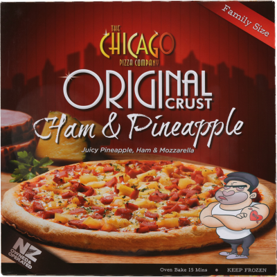 Chicago Original Crust Ham & Pineapple Pizza 640g
