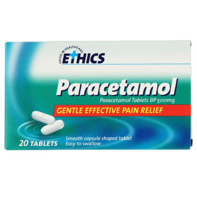 Ethics Paracetamol Tablets 20pk