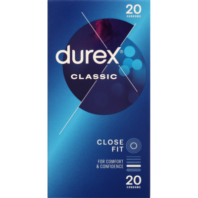 Durex Classic Condoms 20pk