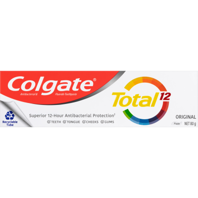 Colgate Total Original Antibacterial Flouride Toothpaste 80g