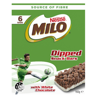 Nestle Milo Snack Bars 6 x 27g