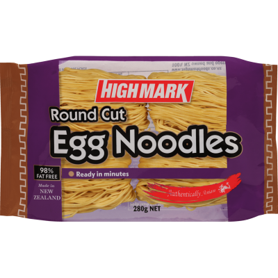High Mark Round Cut Egg Noodles 280g