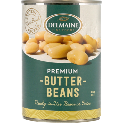 Delmaine Premium Butter Beans 390g