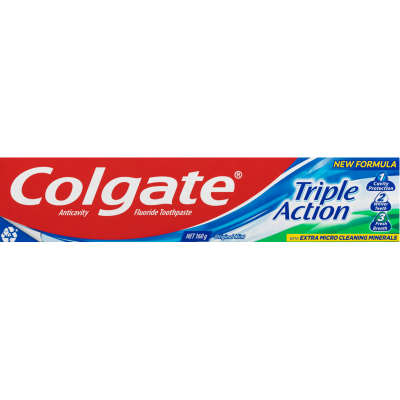 Colgate Triple Action Original Mint Toothpaste 160g