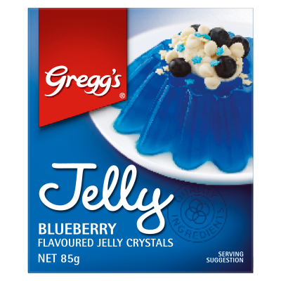 Gregg's Blueberry Flavoured Jelly Crystals 85g