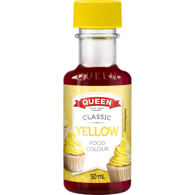 Queen Classic Yellow Food Colour 50ml