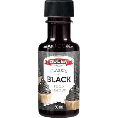 Queen Classic Black Food Colour 50ml