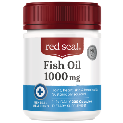 Red Seal Fish Oil 1000mg Capsules 200pk