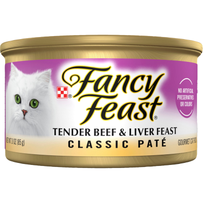 Purina Fancy Feast Classic Tender Beef & Liver Feast Adult Wet Cat Food 85g