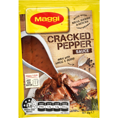 Maggi Cracked Pepper Sauce Mix 35g