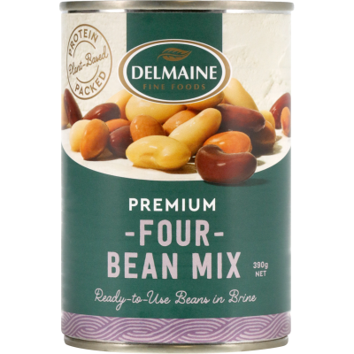 Delmaine Premium Four Bean Mix 390g