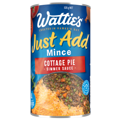 Wattie's Just Add Mince Simmer Sauce Cottage Pie 535g