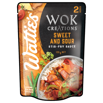 Wattie's Wok Creations Sweet & Sour Stir-Fry Sauce 125g