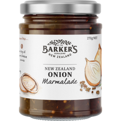 Barker's New Zealand Onion Marmalade 270g