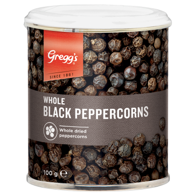 Gregg's Whole Black Peppercorns 100g