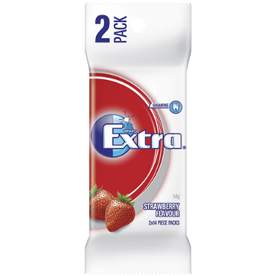 Wrigley's Extra Strawberry Sugarfree Gum 2pk