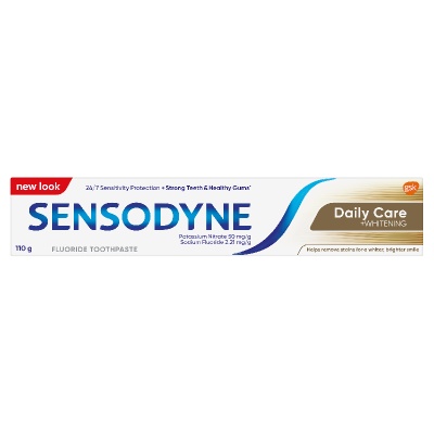 Sensodyne Daily Care + Whitening With Fluoride Toothpaste 110g