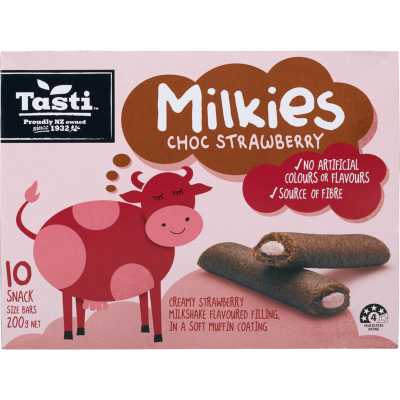 Tasti Choc Strawberry Baked Bar 10 x 20g