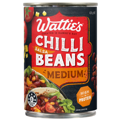 Wattie's Medium Salsa Chilli Beans 420g