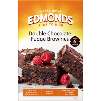 Edmonds Double Chocolate Fudge Brownies Mix 560g