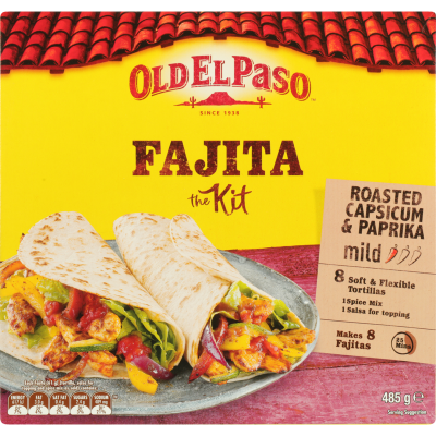 Old El Paso Mild Fajita Kit 485g