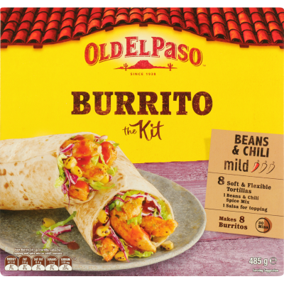 Old El Paso Mild Burrito Kit 485g