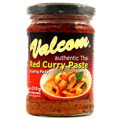 Valcom Authentic Thai Red Curry Paste 210g